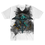 Music iNkBLOT • Fellas - All Over Front Print V-Neck T-Shirt - Chosen Tees