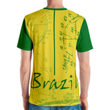 GoOOOAL! BRAZIL • Soccer Patent Series Men's T-Shirt - Chosen Tees
