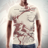 PATENT B-Ball • Fellas - Front & Back All Over Print T-Shirt - Chosen Tees