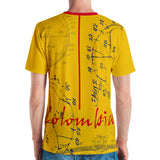 GoOOOAL! COLOMBIA • Soccer Patent Series Men's T-Shirt - Chosen Tees