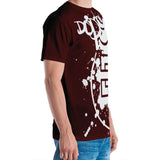 DopE/Entity Fellas All-Over Front & Back RED Print T-Shirt - Chosen Tees