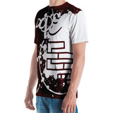 DopE/Entity Fellas All-Over Front & Back RED Print T-Shirt - Chosen Tees