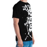DopE/Entity Fellas All-Over Front & Back BLUE Print Tee - Chosen Tees