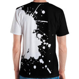 DopE/Entity Fellas All-Over Front & Back BLUE Print Tee - Chosen Tees