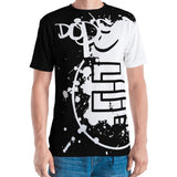 DopE/Entity Fellas All-Over Front & Back BLACK Print Tee - Chosen Tees
