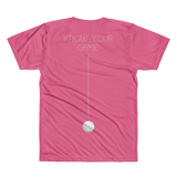 PATENT Golf Club • Fellas - Front & Back All Over Print C©oL Pink T-Shirt - Chosen Tees