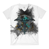 Music iNkBLOT • Ladies - All Over Front Print V-Neck T-Shirt - Chosen Tees