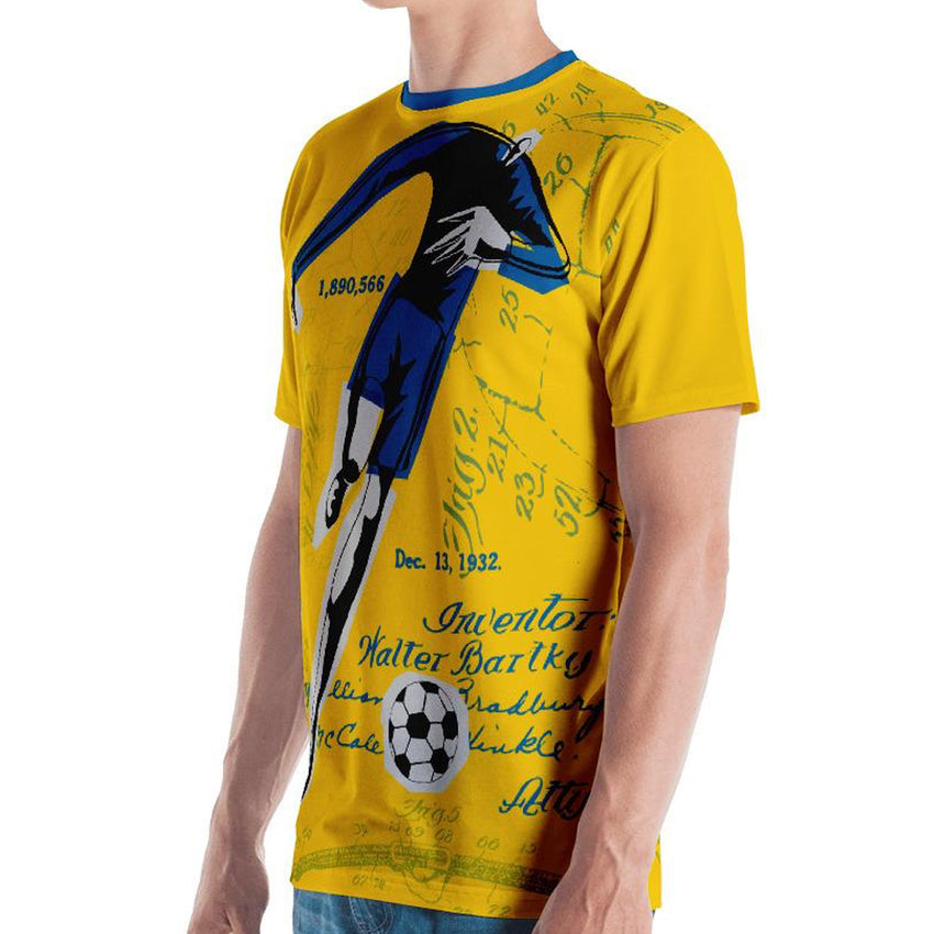 GoOOOAL! SWEDEN • Soccer Patent Series Men's T-Shirt - Chosen Tees