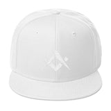 Mason Grail • Square & Compasses Embroidery SnapBack - Chosen Tees