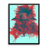 Music iNkBLOT • Rojo Portrait Gallery Piece - Chosen Tees