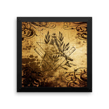 Trowel Framed poster - Chosen Tees
