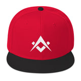 Mason Grail • Square & Compasses Embroidery SnapBack - Chosen Tees