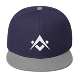 Mason Grail • Square & Compasses Embroidery SnapBack - Chosen Tees