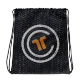 ChOsen Denim Jeans Pattern Print Drawstring Bag - Chosen Tees