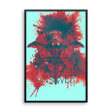 Music iNkBLOT • Rojo Portrait Gallery Piece - Chosen Tees