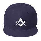 Mason Grail • Square & Compasses Embroidery SnapBack - Chosen Tees