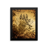 Trowel Framed poster - Chosen Tees