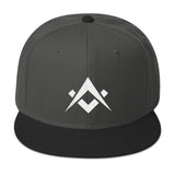 Mason Grail • Square & Compasses Embroidery SnapBack - Chosen Tees