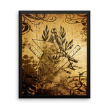 Trowel Framed poster - Chosen Tees