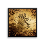Trowel Framed poster - Chosen Tees