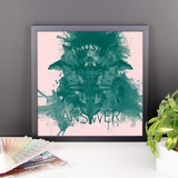 Music iNkBLOT • Verde Portrait Gallery Piece - Chosen Tees