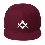 Mason Grail • Square & Compasses Embroidery SnapBack - Chosen Tees