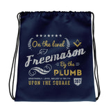 Brotherhood Front & Back BLUE Drawstring Bag - Chosen Tees