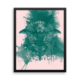Music iNkBLOT • Verde Portrait Gallery Piece - Chosen Tees