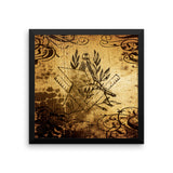 Trowel Framed poster - Chosen Tees