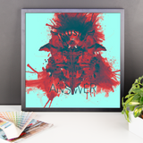 Music iNkBLOT • Rojo Portrait Gallery Piece - Chosen Tees