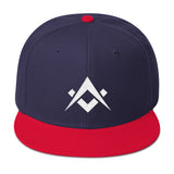 Mason Grail • Square & Compasses Embroidery SnapBack - Chosen Tees
