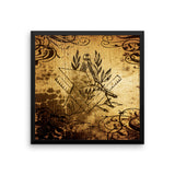 Trowel Framed poster - Chosen Tees