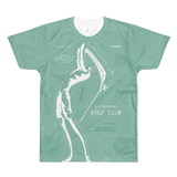 PATENT Golf Club • Fellas - Front & Back All Over Print Grass T-Shirt - Chosen Tees