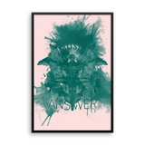 Music iNkBLOT • Verde Portrait Gallery Piece - Chosen Tees