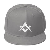 Mason Grail • Square & Compasses Embroidery SnapBack - Chosen Tees
