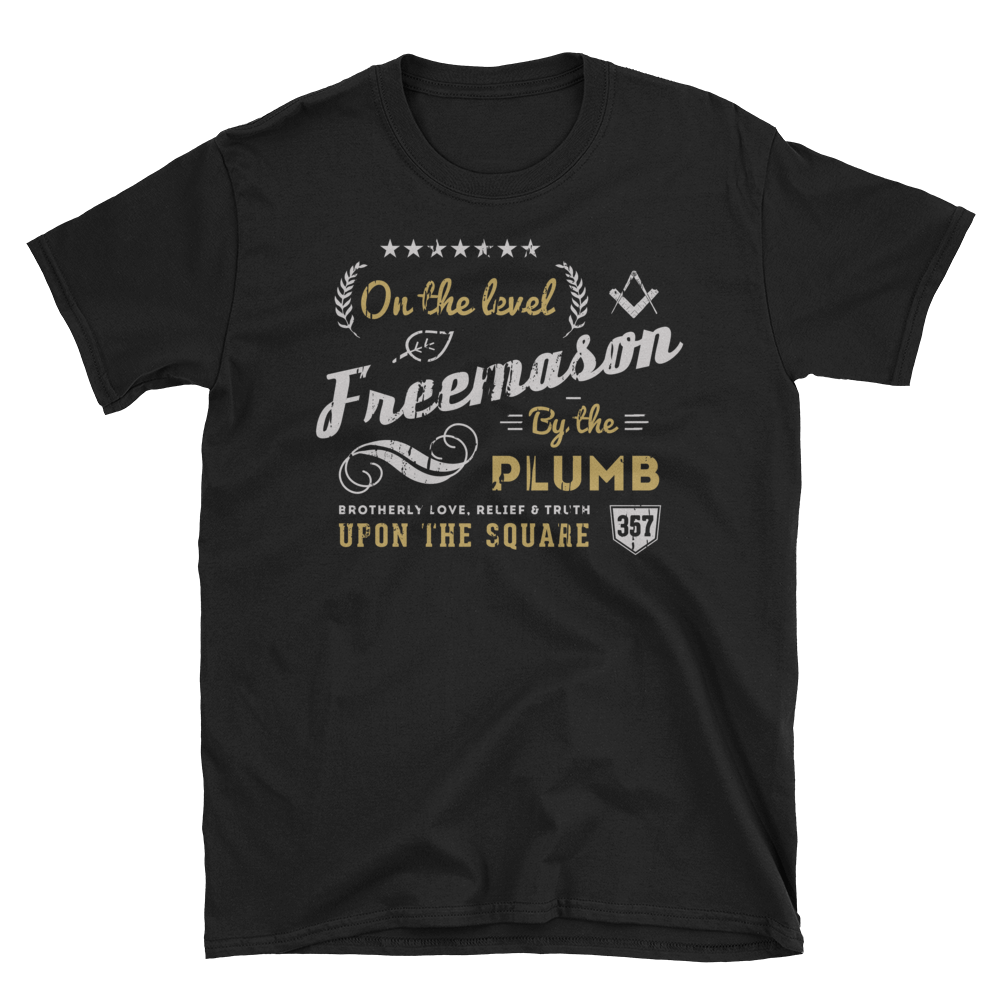 Brotherhood "Freemason" Front & Back Print Short Sleeve T-Shirt - Chosen Tees
