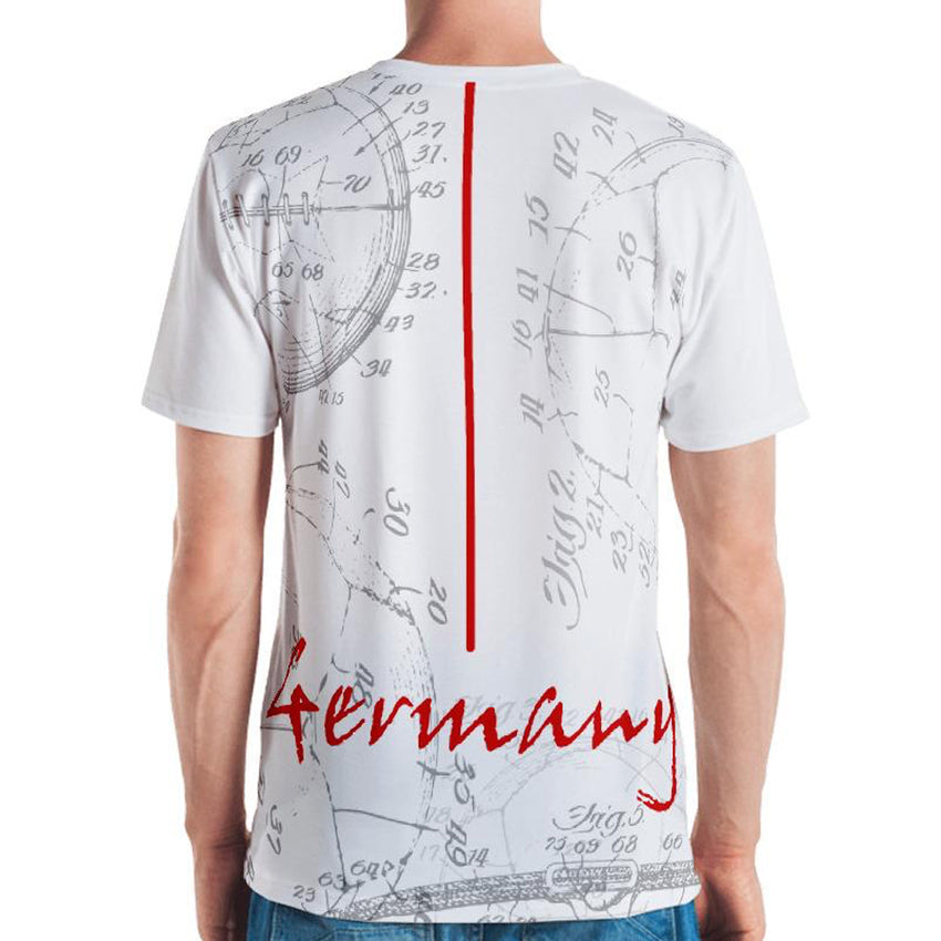 GoOOOAL! GERMANY • Soccer Patent Series Men's T-Shirt - Chosen Tees