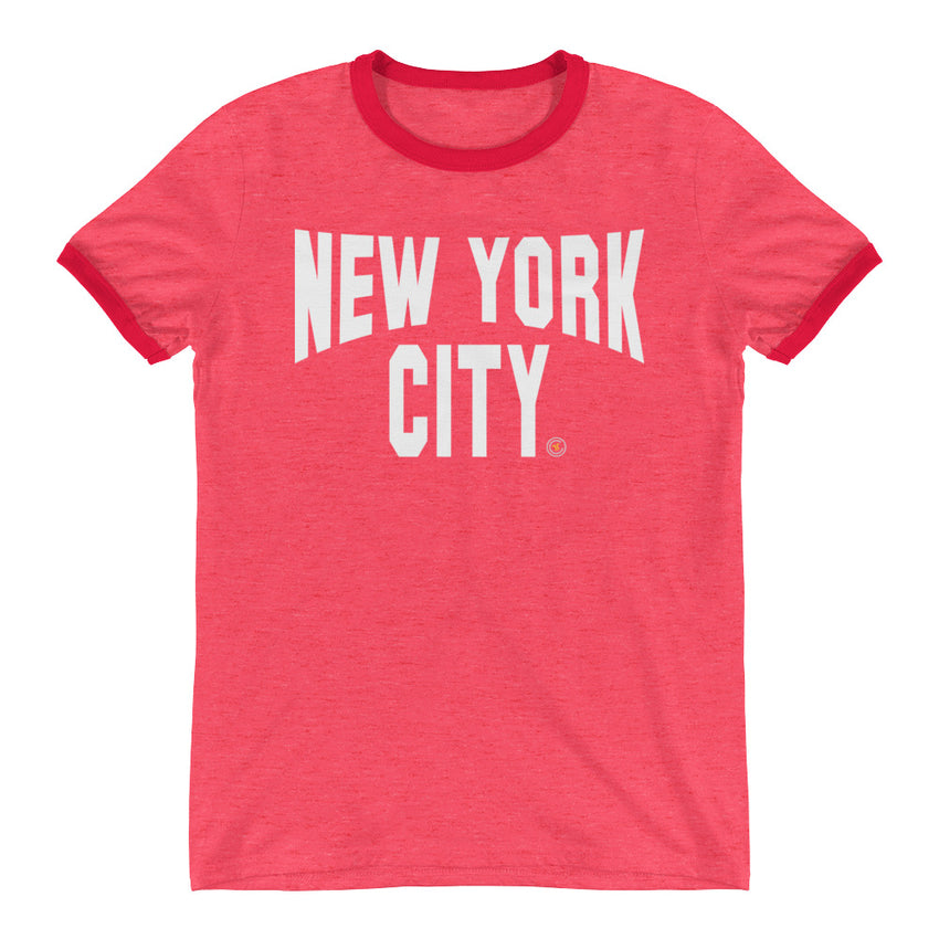 ICONIC NYC Red Ringer T-Shirt - Chosen Tees