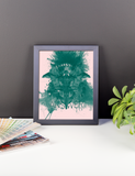 Music iNkBLOT • Verde Portrait Gallery Piece - Chosen Tees