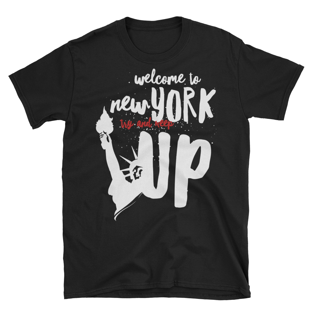 Try and Keep UP! Short-Sleeve BLACK T-Shirt - Chosen Tees